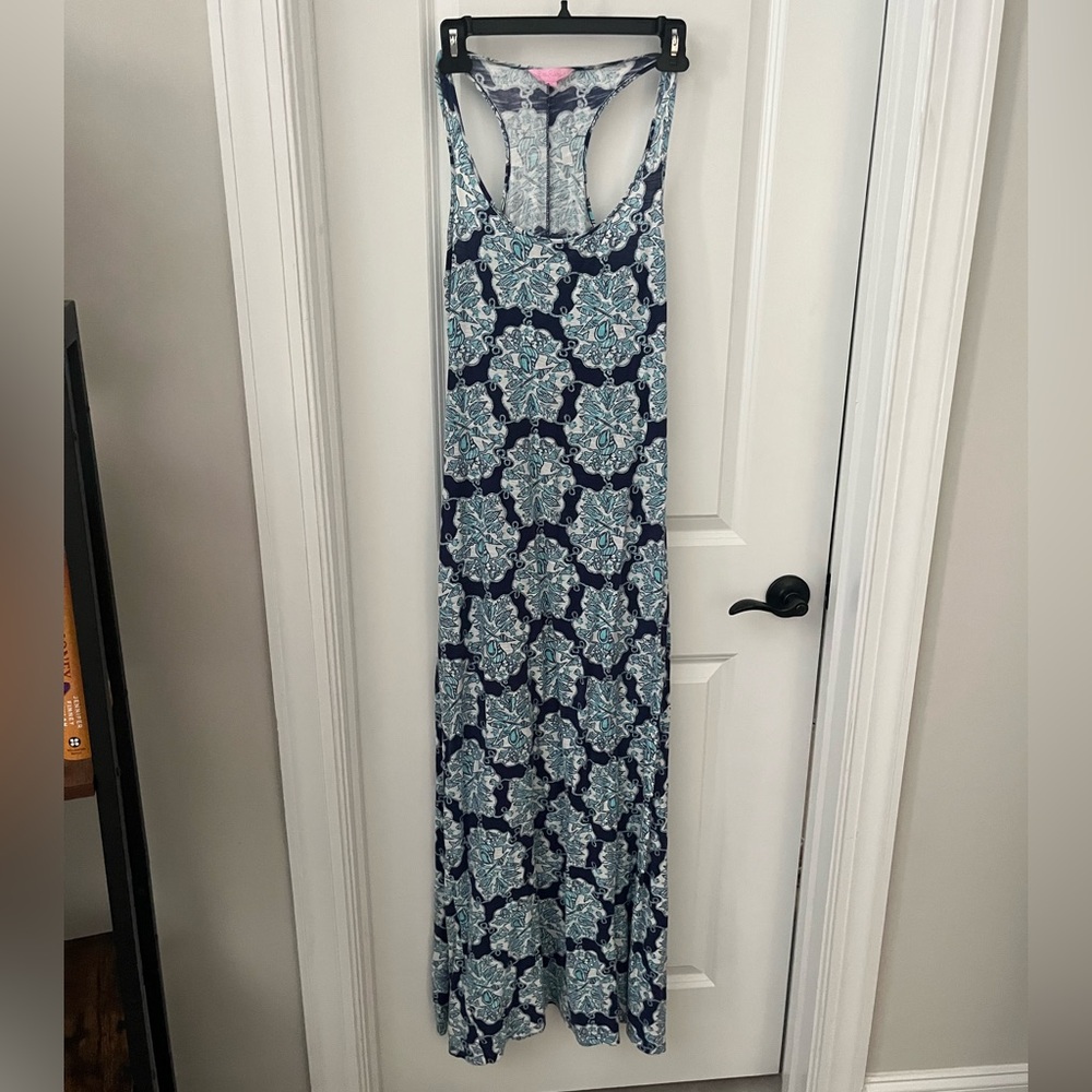 Lilly Pulitzer Navy and Light Blue Dress